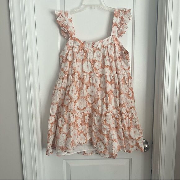 Flutter Sleeve Floral Mini Dress | m - Picture 7 of 7